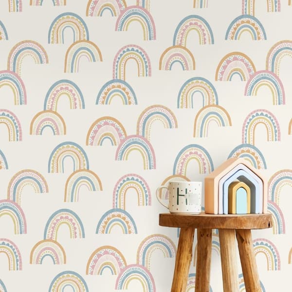 Holden Décor Boho Rainbow Wallpaper