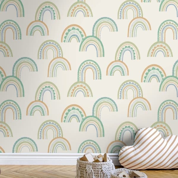 Holden Décor Boho Rainbow Wallpaper