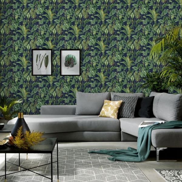 Erismann Paradisio Tropical Leaves tekstureret tapet