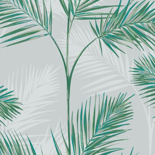 Fine Decor South Beach Palm Leaf Wallpaper