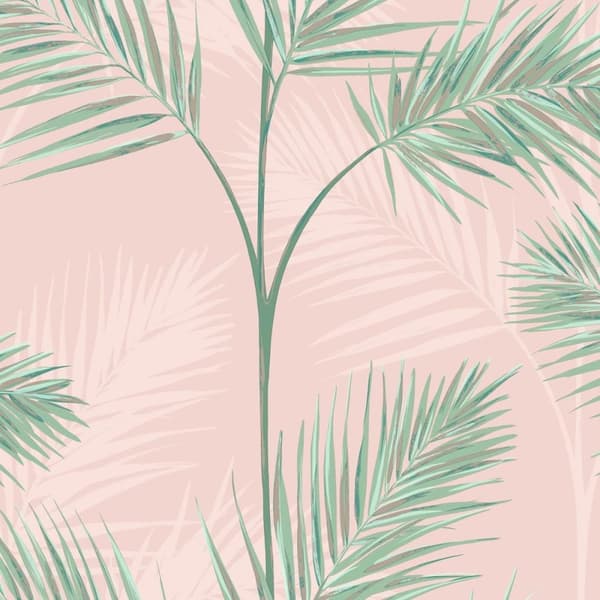 Fine Decor South Beach Palm Leaf Wallpaper