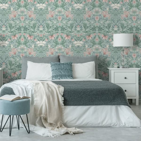 Holden Décor Eclectic Collection Vintage Floral Wallpaper