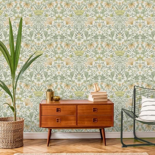 Holden Décor Eclectic Collection Vintage Floral Wallpaper
