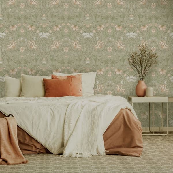 Holden Décor Eclectic Collection Vintage Floral Wallpaper
