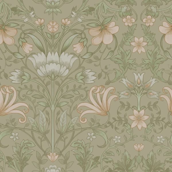 Holden Décor Eclectic Collection Vintage Floral Wallpaper