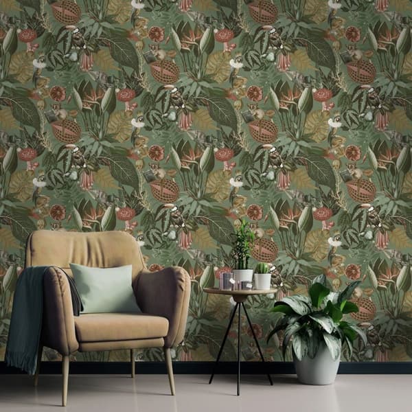 Holden Décor Wonderland Tropical Wallpaper
