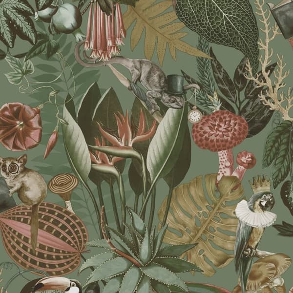 Holden Décor Wonderland Tropical Wallpaper