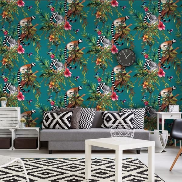 Holden Décor Lemur Wallpaper