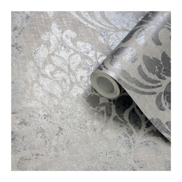 Muriva Eleanor Damask Wallpaper