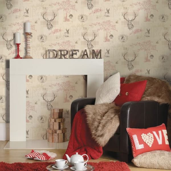 Holden Décor Richmond Highland Stag Wallpaper