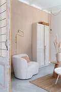 Miniatyrbild 6 av 8: ESTAhome tapet 3d vågmotiv milt rosa 0.53 x 10.05 m