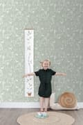 Miniatyrbillede 5 af 8: ESTAhome tapet skov med skovdyr mintgrønt 53 cm x 10,05 m