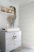 Miniatyrbild 5 av 8: ESTAhome tapet blommor milt rosa och grönt 53 cm x 10,05 m