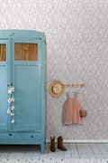 Miniatyrbillede 3 af 8: ESTAhome tapet blomster syrenlilla 53 cm x 10,05 m