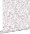 Miniatyrbillede 1 af 8: ESTAhome tapet blomster syrenlilla 53 cm x 10,05 m