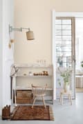 Miniatyrbillede 2 af 7: ESTAhome tapet ensfarvet linnedstruktur sandfarvet 53 cm x 10,05 m