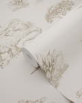 Miniatyrbild 5 av 5: ESTAhome tapet dinosaurier beige 0,53 x 10,05 m
