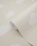 Miniatyrbild 6 av 6: ESTAhome tapet små moln beige 0.53 x 10.05 m