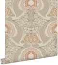 Miniatyrbild 1 av 8: ESTAhome tapet blommor art nouveau stil beige 0.53 x 10.05 m