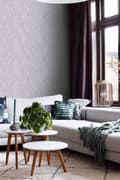 Miniatyrbild 8 av 8: ESTAhome tapet palmblad syrénlila 0.53 x 10.05 m