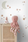 Miniatyrbillede 4 af 8: ESTAhome wallsticker stjernehimmel sandfarvet og terracotta rød 47,5 cm x 66 cm