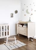 Miniatyrbillede 6 af 8: ESTAhome wallsticker stjernehimmel sandfarvet og terracotta rød 47,5 cm x 66 cm