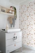 Miniatyrbild 3 av 8: ESTAhome tapet skog med skogsdjur vitt och beige 0.53 x 10.05 m