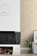 Miniatyrbild 4 av 7: ESTAhome tapet tredimensionell grafik sandfärgat 50 x 900 cm