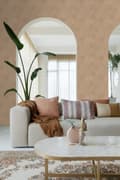 Miniatyrbillede 4 af 8: ESTAhome tapet 3D grafik lys terracotta rød 50 x 900 cm
