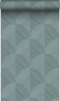 Miniatyrbillede 1 af 8: Origin Wallcoverings tapet 3D-udskrivning gråblåt 0.53 x 10.05 m