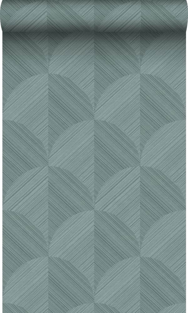 Origin Wallcoverings tapet 3D-tryck vintage gråblått 0.53 x 10.05 m