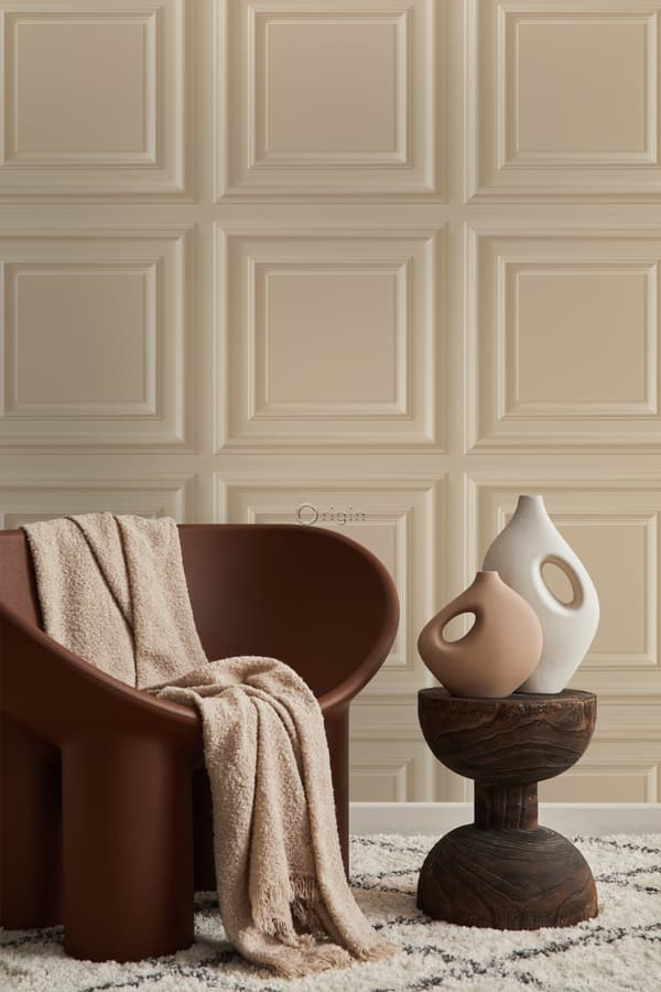 Origin Wallcoverings tapet vægpaneler beige 53 cm x 10,05 m