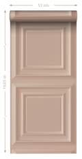 Miniatyrbillede 7 af 7: Origin Wallcoverings tapet vægpaneler antikrosa 53 cm x 10,05 m