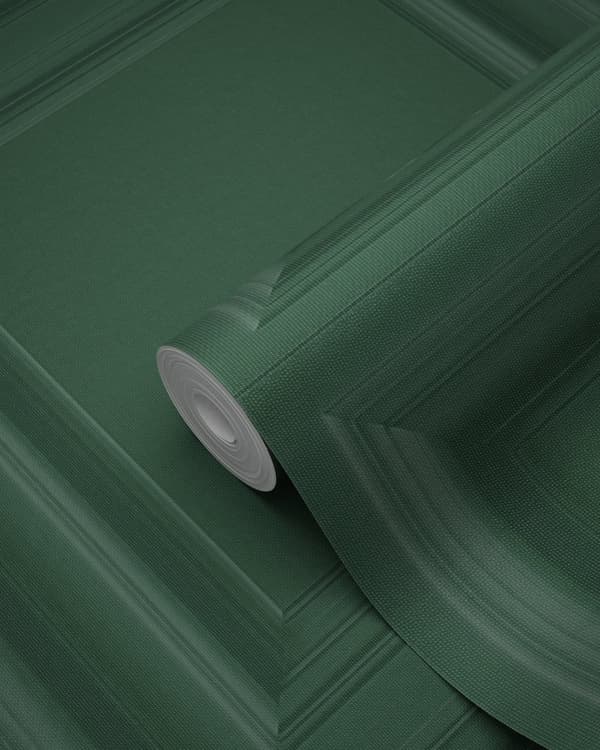 Origin Wallcoverings tapet vægpaneler mørkegrønt 53 cm x 10,05 m