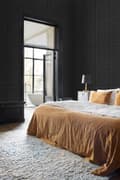 Miniatyrbild 5 av 8: Origin Wallcoverings tapet väggpanel svart 53 cm x 10,05 m