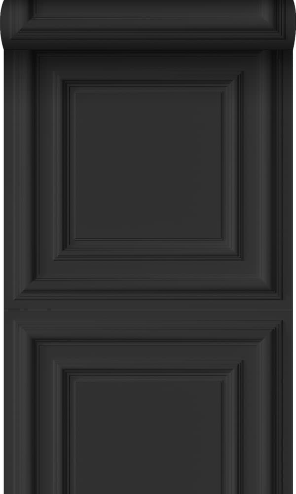 Origin Wallcoverings tapet väggpanel svart 53 cm x 10,05 m