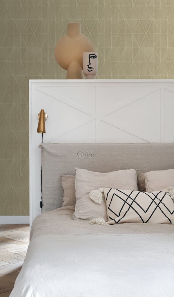 Origin Wallcoverings tapet origamimotiv beige 0,53 x 10,05 m