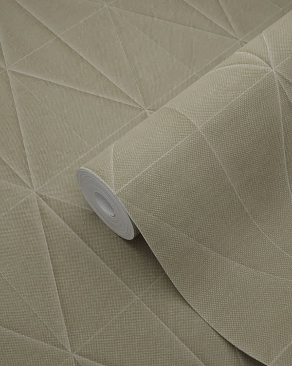 Origin Wallcoverings tapet origamimotiv beige 0,53 x 10,05 m