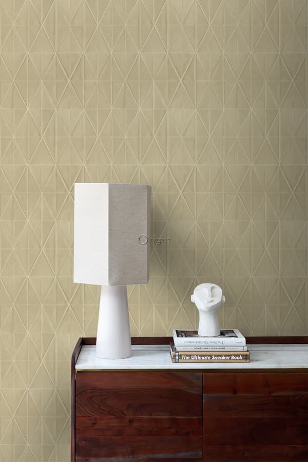 Origin Wallcoverings tapet origamimotiv beige 0,53 x 10,05 m