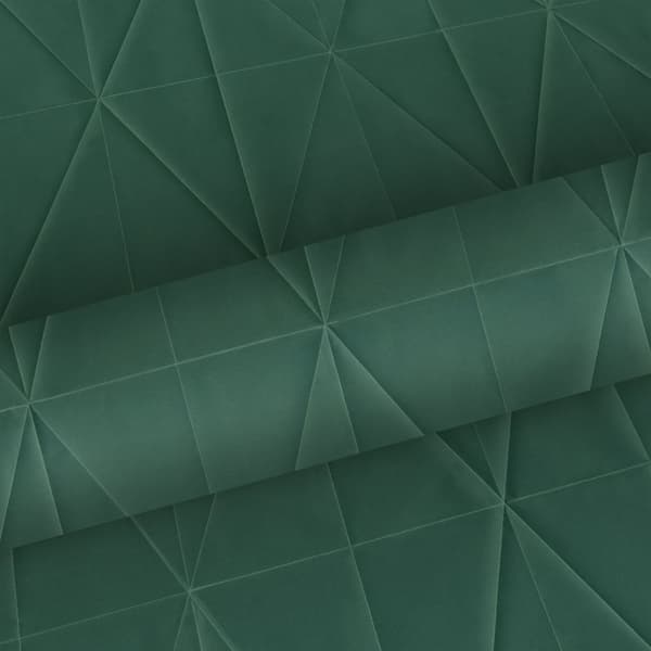 Origin Wallcoverings tapet origamimotiv mørkegrønt 0,53 x 10,05 m