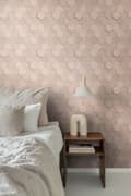 Miniatyrbild 4 av 8: Origin Wallcoverings tapet 3d vaxkakemotiv ljusrosa 0,53 x 10,05 m