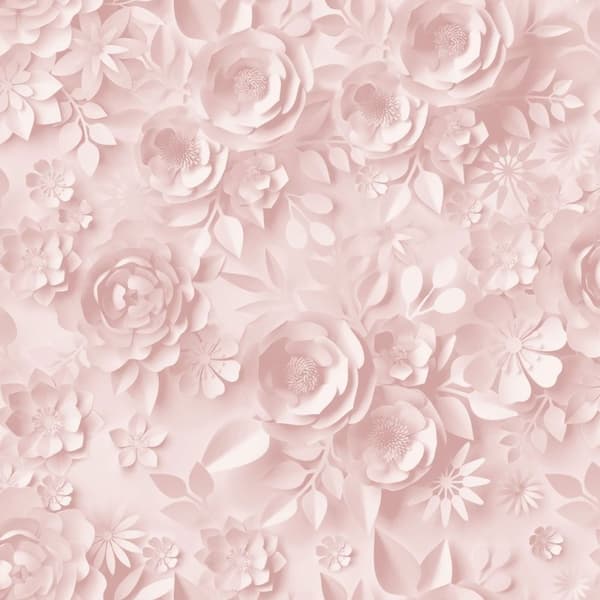 Muriva My Kingdom Flowers Textured Wallpaper