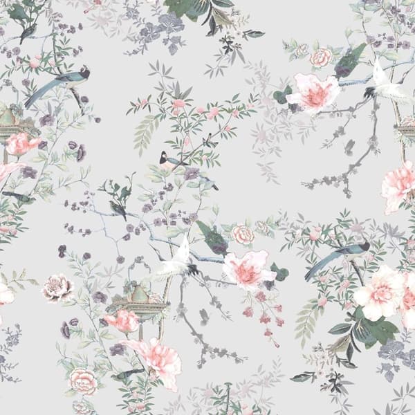 Muriva Lipsy Ophelia Tapet Grey 10m x 53cm