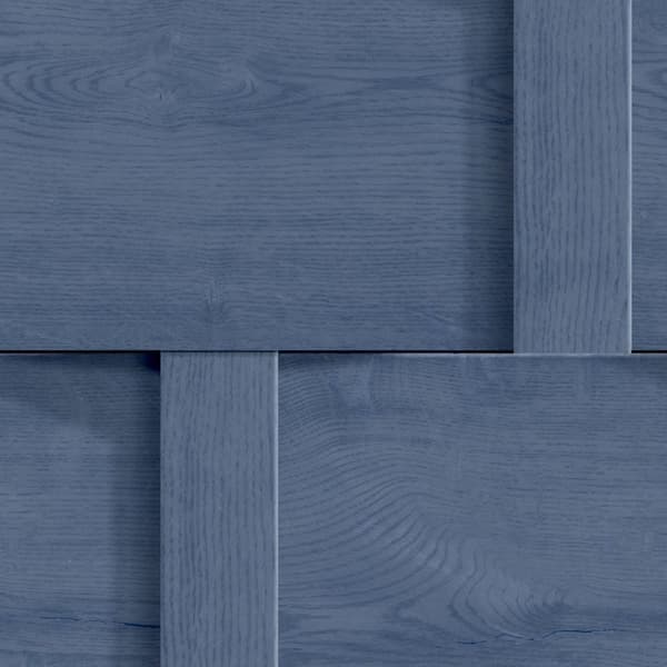 Debona Harrow Weave Wood Panel Wallpaper Blue 32.1ft x 21in