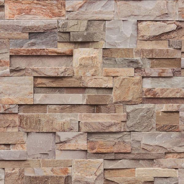 Muriva Slate Wallpaper Natural 10m x 52cm
