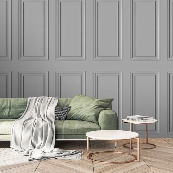 The Design Library Dimension Wood Panel Wallpaper