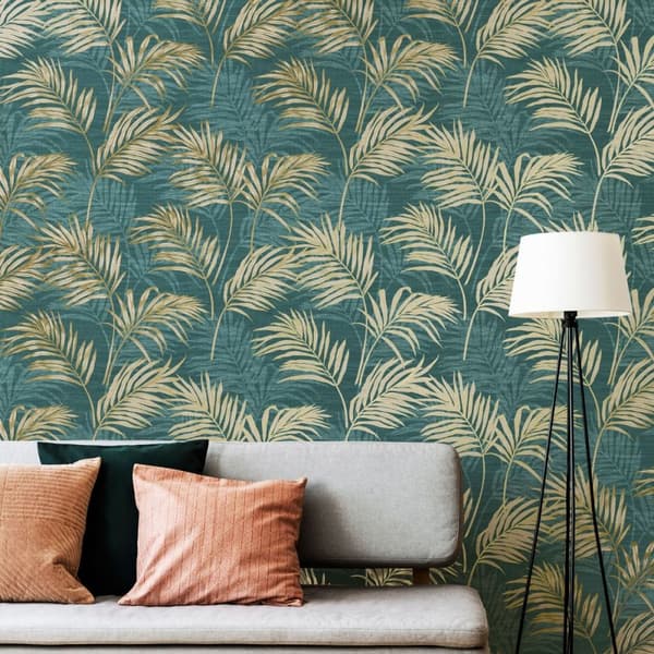 GrandDeco Lounge Palm Leaf tapet