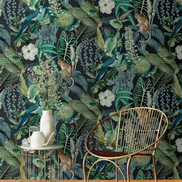 GrandDeco Amazon Textured Wallpaper