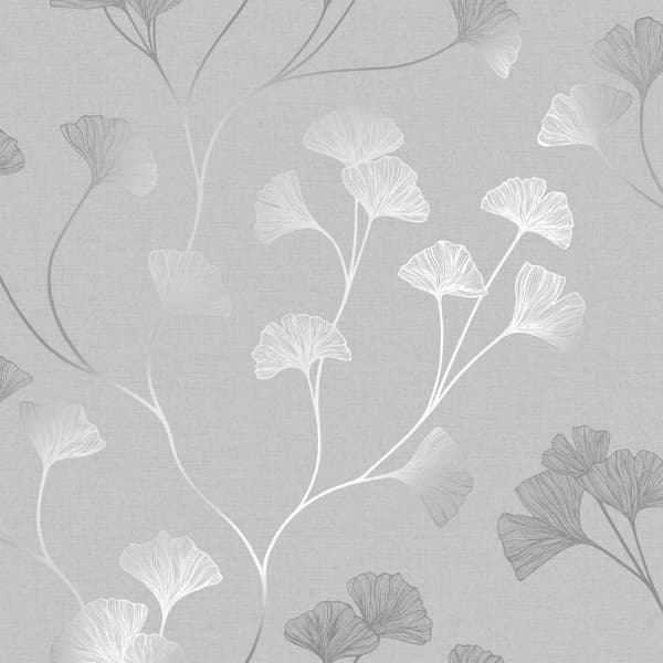 Holden Décor Glittrande Ginkgo tapet