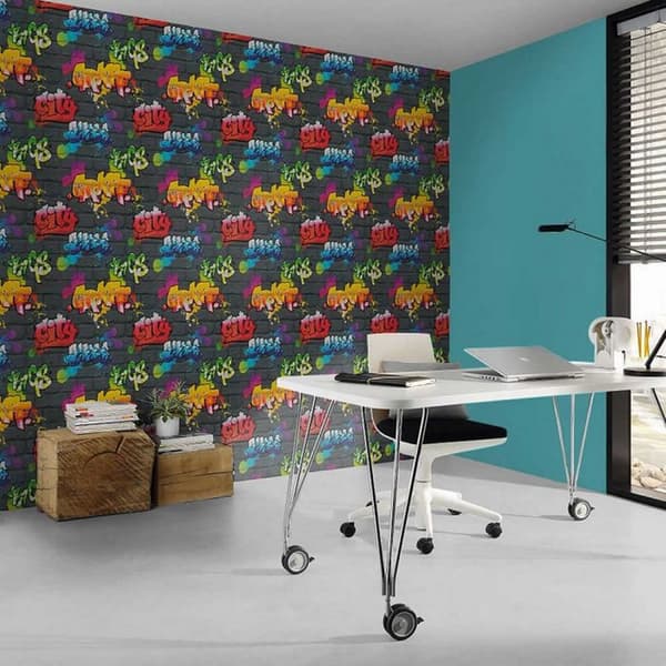 Rasch Graffiti Wallpaper